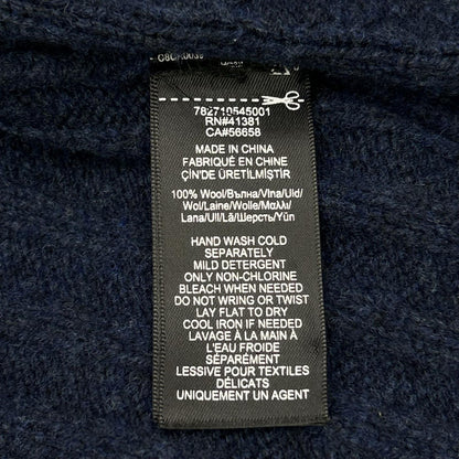RRL ダブルアールエル 782710545 ネイビー ウール100 ショールカラー ニットカーディガン トップス