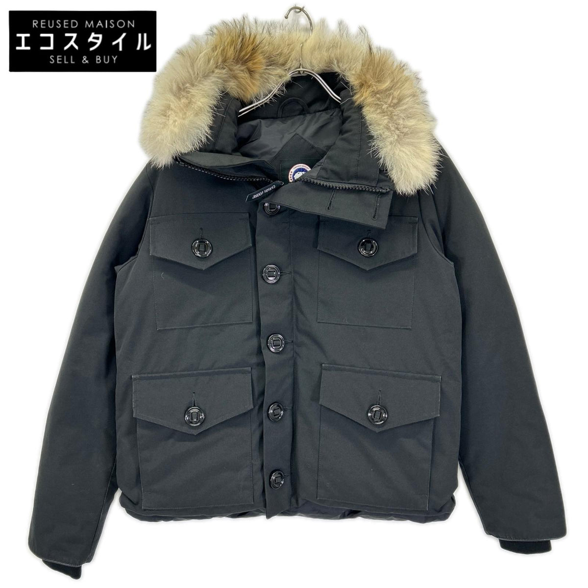 CANADA GOOSE カナダグース 3430JMU B&Y別注 ブラック ハミルトン コヨーテファー付き ダウンジャケット ジャケット