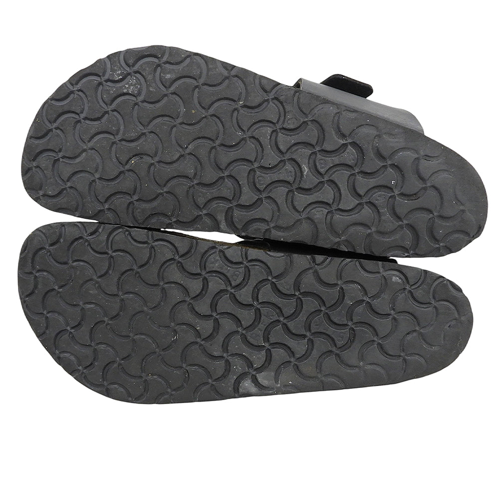 BIRKEN STOCK ビルケンシュトック ラムゼス フラワー スタッズサンダル シューズ メンズ ブラック 26.5cm シューズ