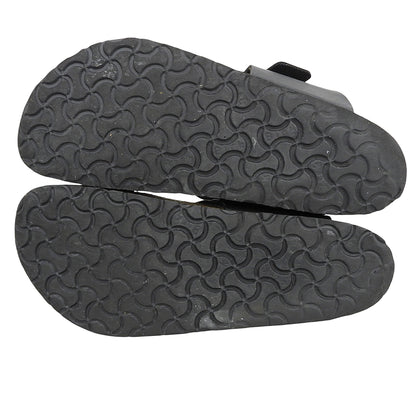BIRKEN STOCK ビルケンシュトック ラムゼス フラワー スタッズサンダル シューズ メンズ ブラック 26.5cm シューズ