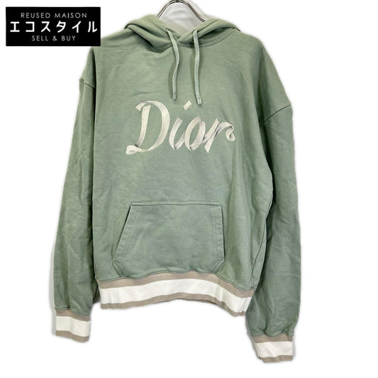 DIOR ディオール 22AW 293J678A0531 ミントグリーン ロゴエンブロイダリー パーカー トップス