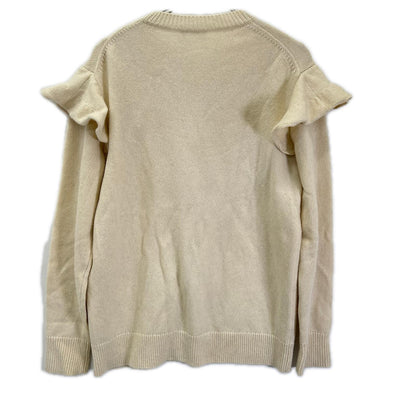Chloe クロエ アイボリー カシミヤ フリル ニット トップス