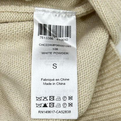 Chloe クロエ アイボリー カシミヤ フリル ニット トップス