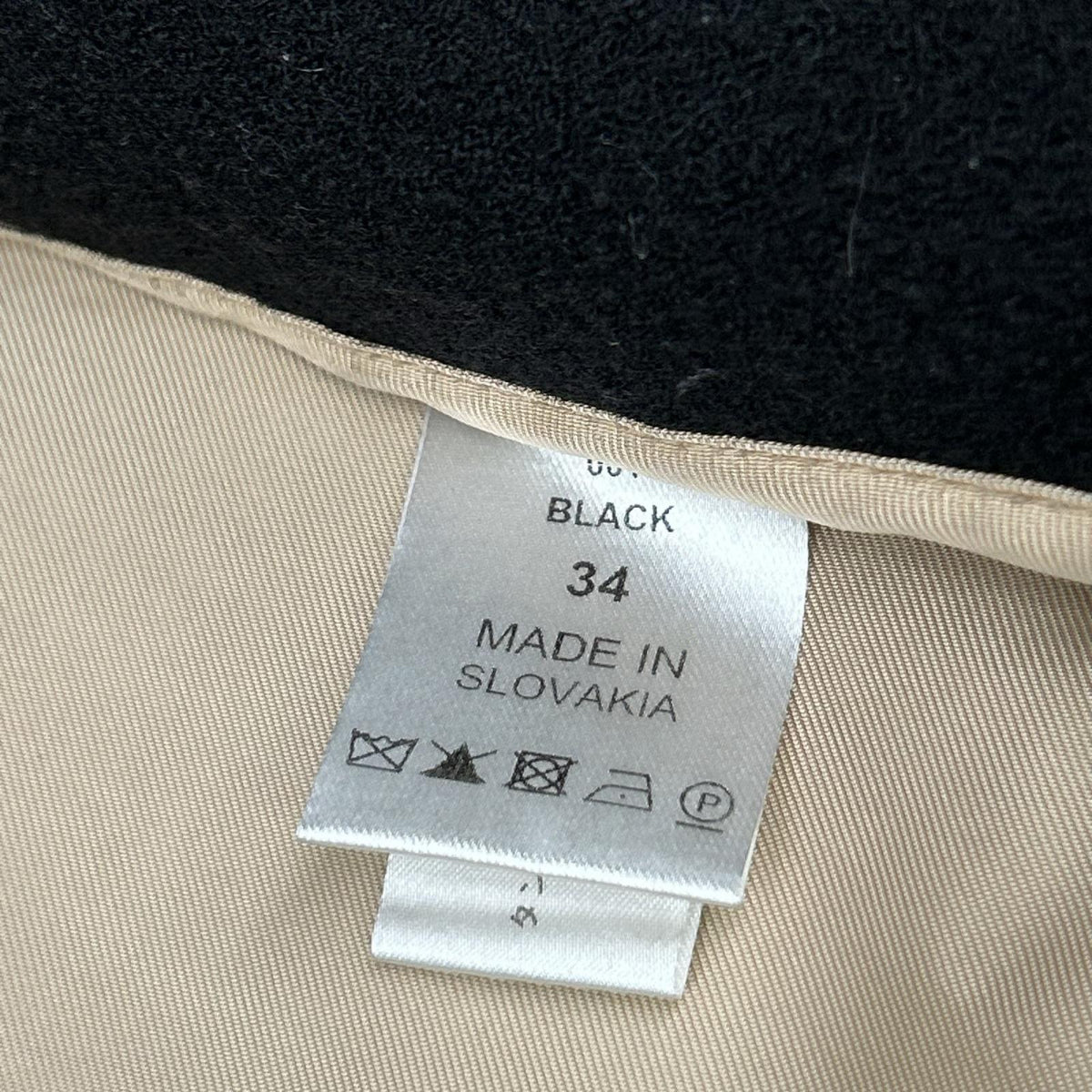 Chloe クロエ 14AMA21-14A060 ブラック ヴァージンウール スタンドカラー コート コート