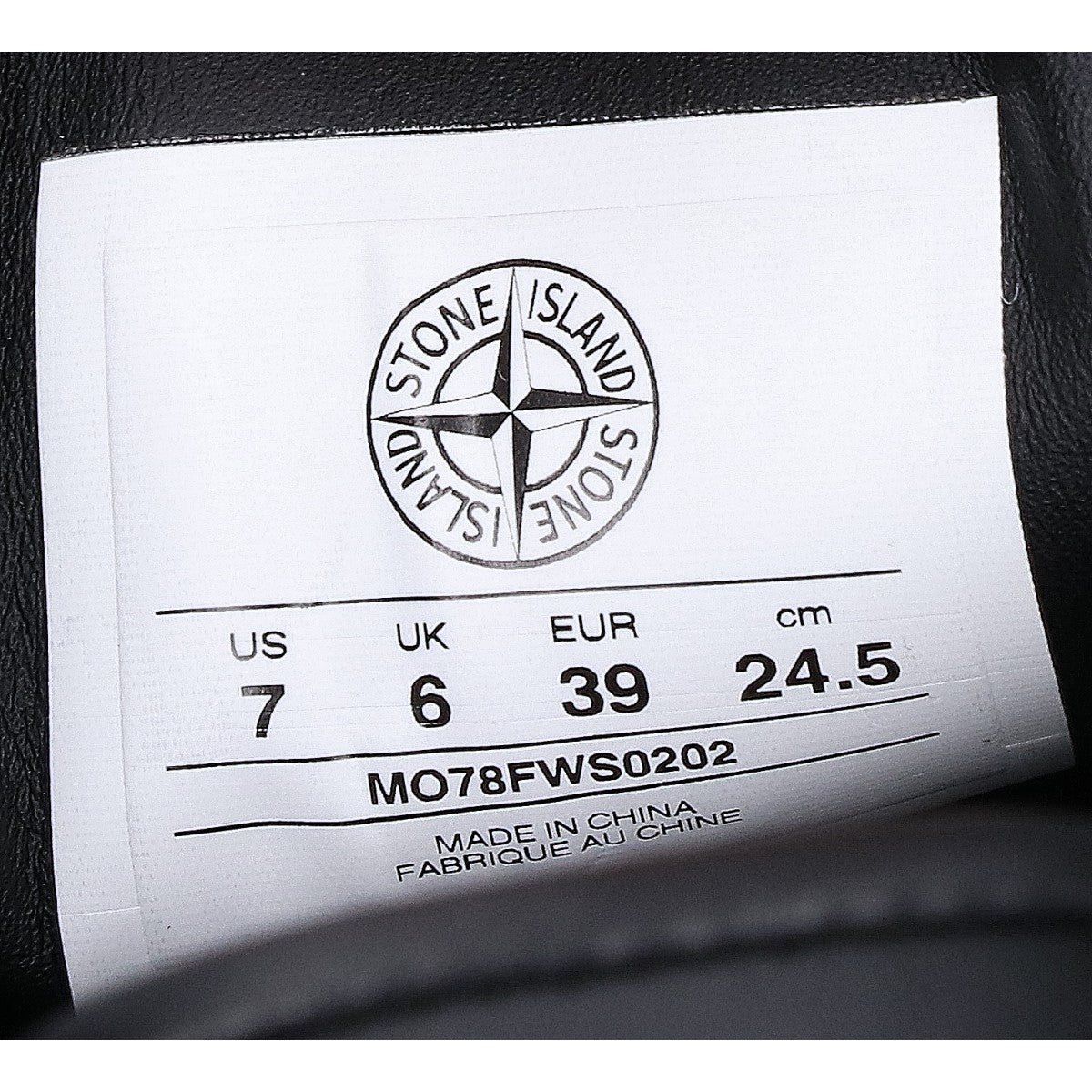 STONE ISLAND ストーンアイランド 【新品同様】78FWS0202 Football Sneaker フットボール スニーカー シューズ