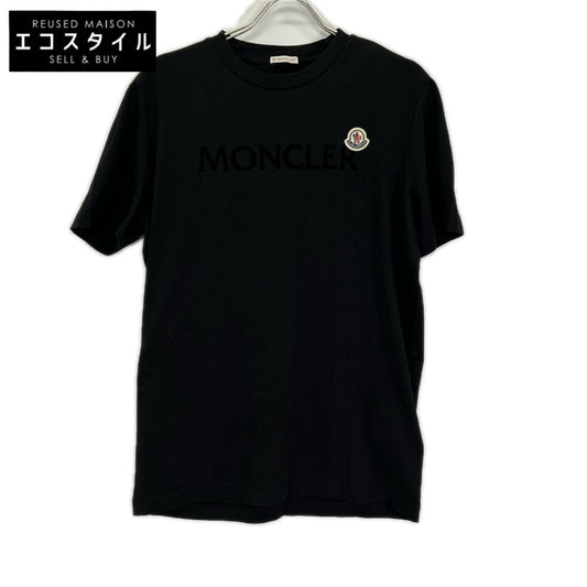 MONCLER モンクレール I20918C00047 22年 ブラック ロゴ ワッペン Tシャツ トップス