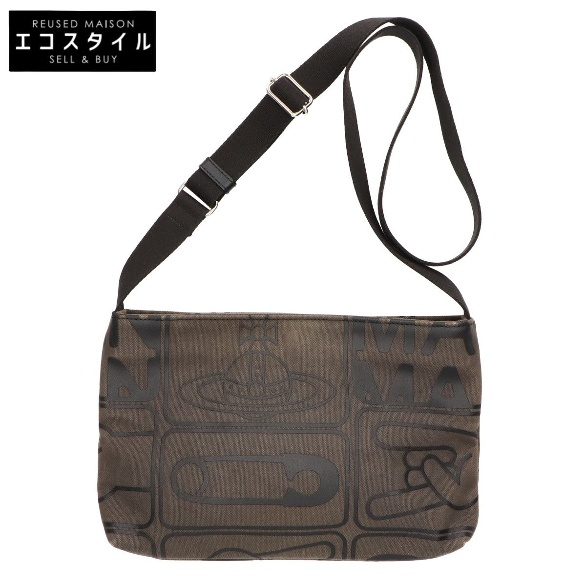VivienneWestwood ヴィヴィアンウエストウッド TAGS タグス キャンバス/ラバープリント サコッシュ ショルダーバッグ