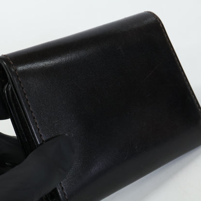WILDSWANS ワイルドスワンズ ENO/FGB/BK イーノ フルグレインブライドルレザー 小型3つ折り財布 三つ折り財布（小銭入れあり）