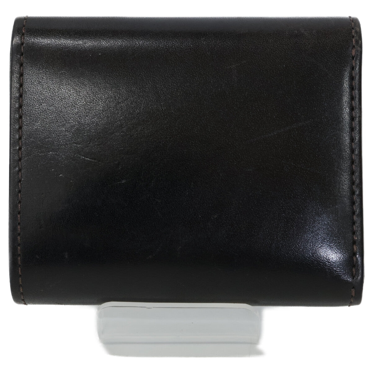 WILDSWANS ワイルドスワンズ ENO/FGB/BK イーノ フルグレインブライドルレザー 小型3つ折り財布 三つ折り財布（小銭入れあり）