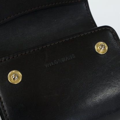 WILDSWANS ワイルドスワンズ ENO/FGB/BK イーノ フルグレインブライドルレザー 小型3つ折り財布 三つ折り財布（小銭入れあり）