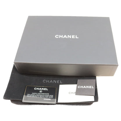 CHANEL シャネル 19番台 オレンジ ココマーク ステッチ パテント チェーンウォレット ショルダーバッグ