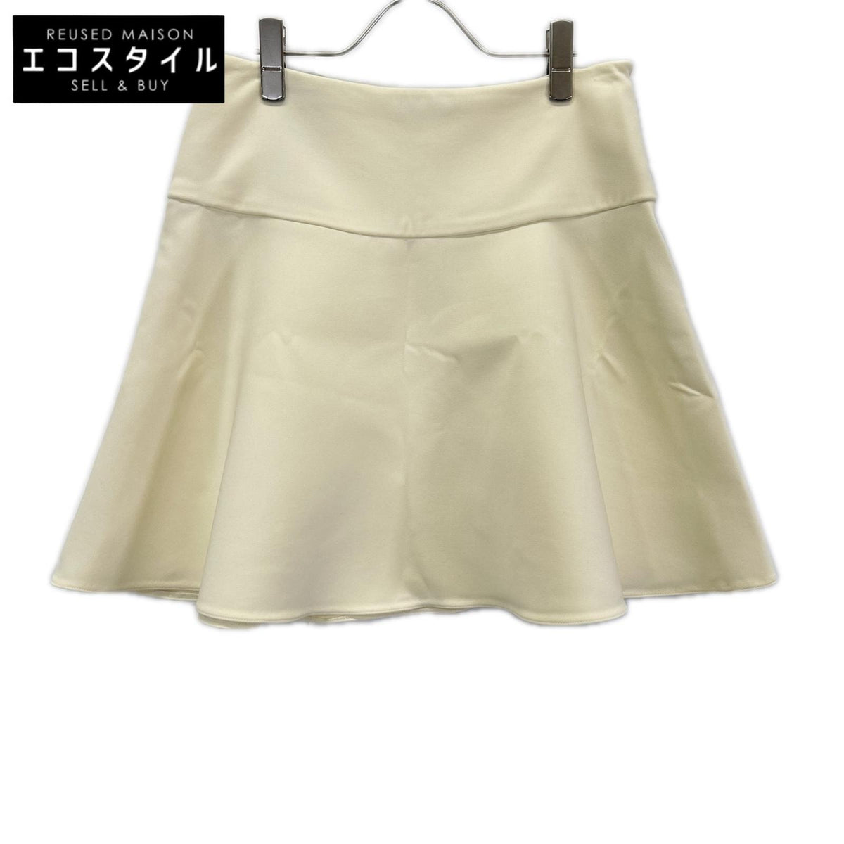 PRADA プラダ P107D アイボリー コットン スカート スカート