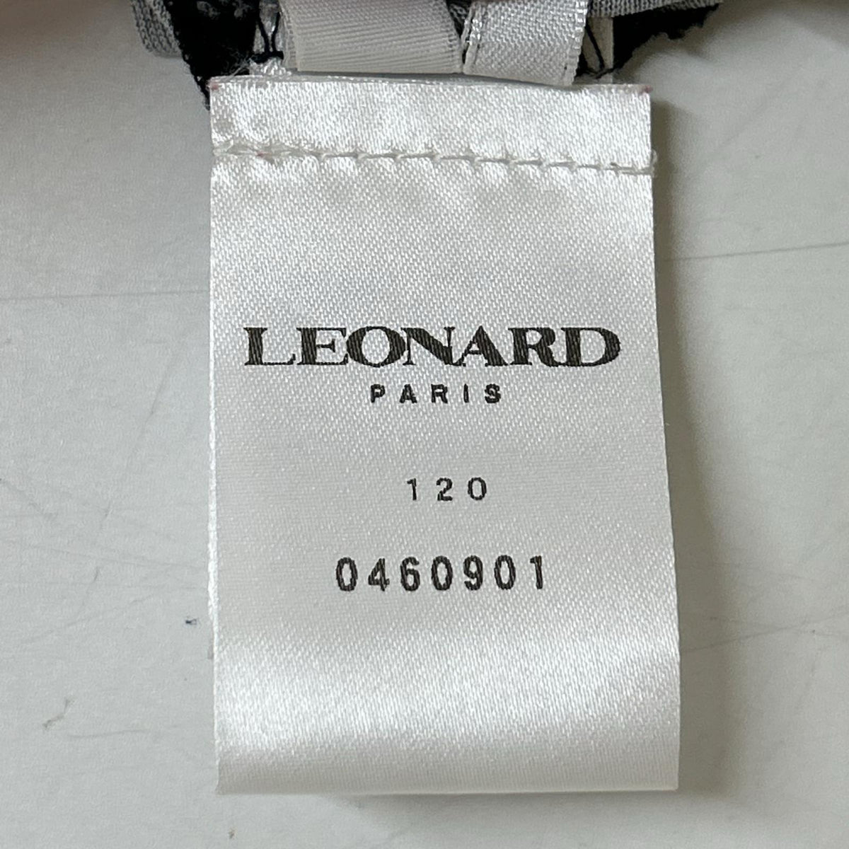 LEONARD レオナール 【PARIS】0460901 ブラック 花柄 総柄 ナイロン100 ワンピース ワンピース