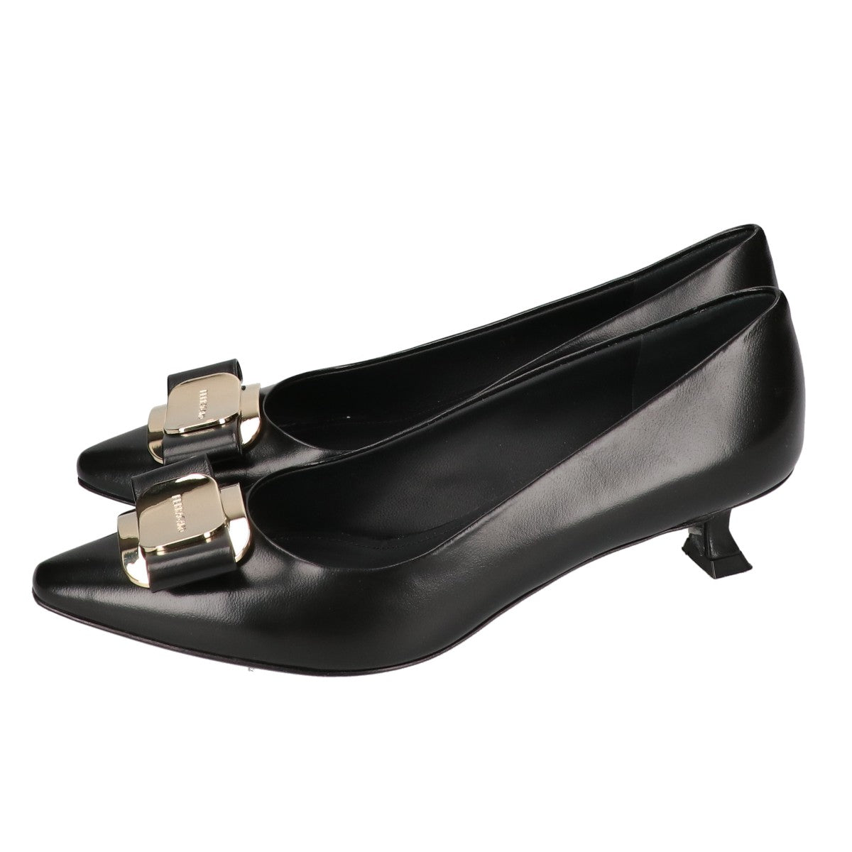 SalvatoreFerragamo サルバトーレフェラガモ 【美品】ZEA リボン パンプス シューズ
