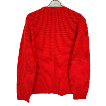 GUCCI グッチ 597732 レッド ワッフル GGジャンパー ケーブルニットセーター トップス
