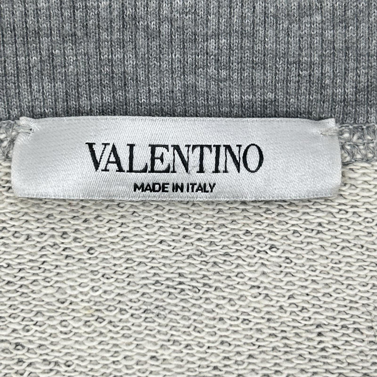 VALENTINO ヴァレンティノ WV3KC15F7HM オレンジ×ネイビー×グレー 切替 ニット トップス