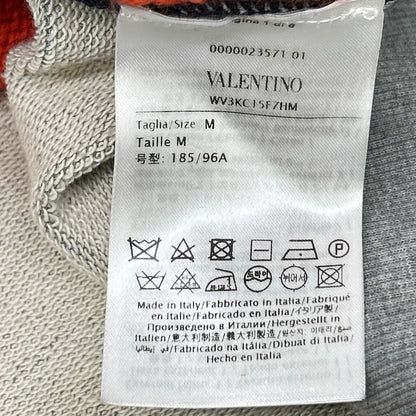 VALENTINO ヴァレンティノ WV3KC15F7HM オレンジ×ネイビー×グレー 切替 ニット トップス