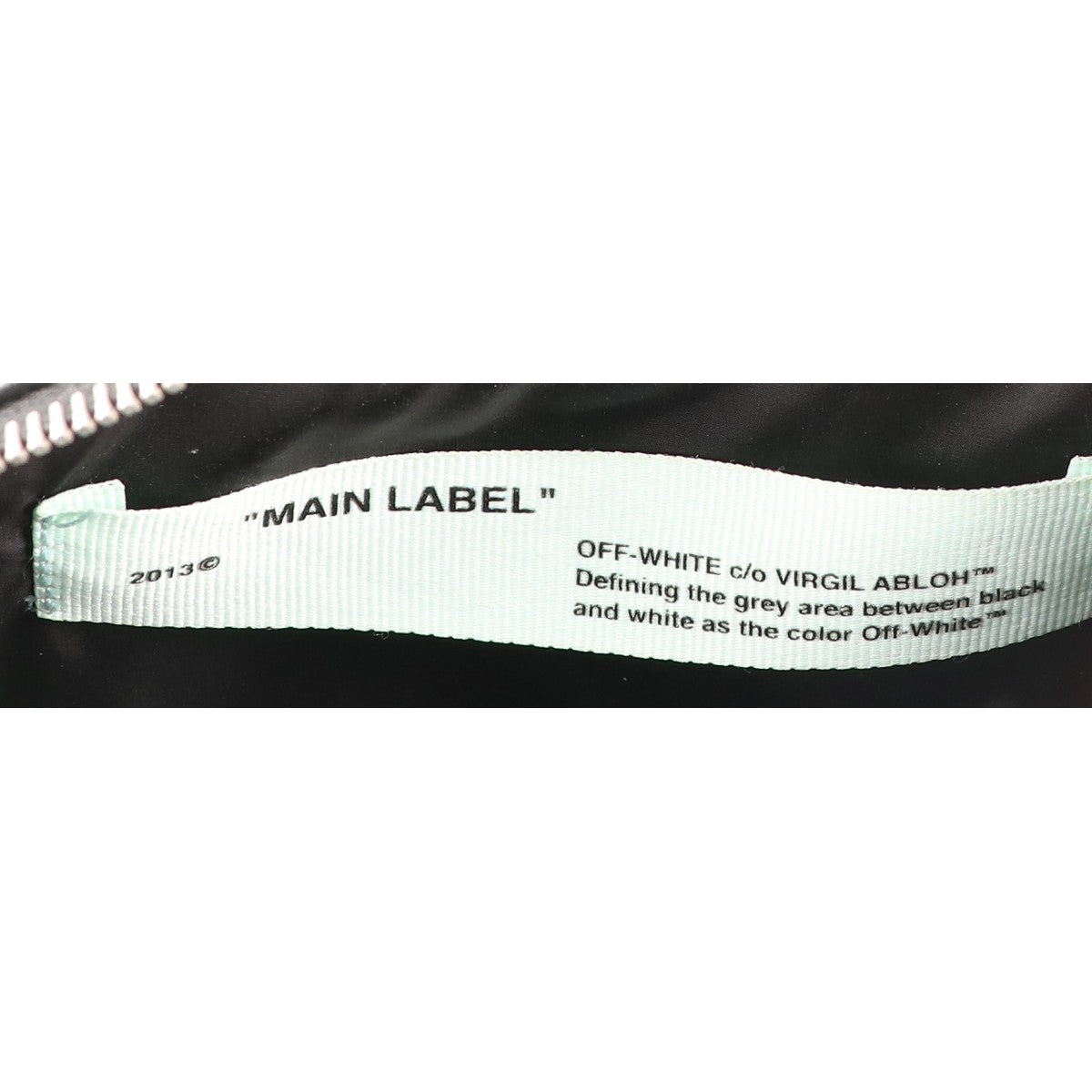 OFF-WHITE オフホワイト 【美品】OMNA049F18659019 ロゴプリント レザー ショルダーバッグ