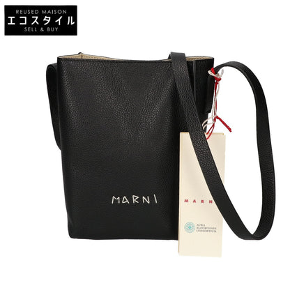 MARNI マルニ 【新品同様】SBMP0084U3 P6533 00N99 MUSEO NANO ミュゼオ ナノ レザー ショルダーバッグ