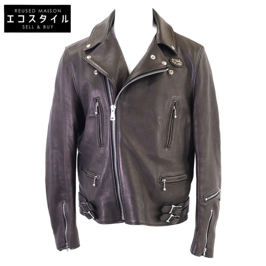 Lewis Leathers ルイスレザー 【美品】The REAL McCOY'S別注 LIGHTNING ライトニング ディアスキン ダブルライダースジャケット ジャケット