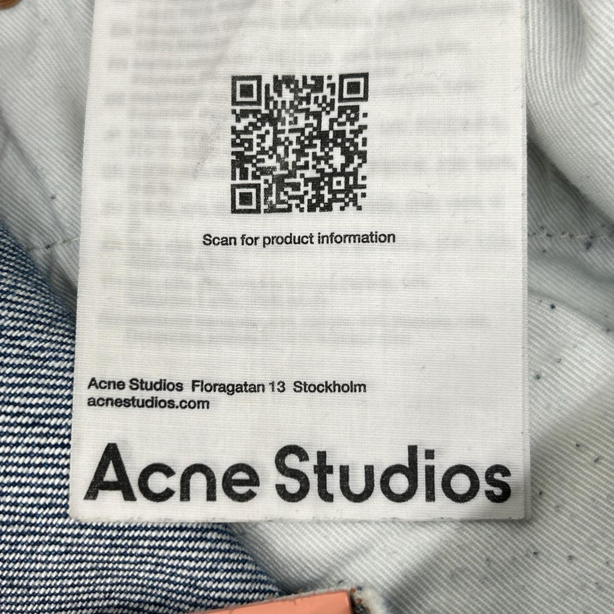 ACNE STUDIOS アクネ ストゥディオズ 26SS ACC00119 ブルー グリッター 5ポケット ワイドデニムパンツ ボトムス
