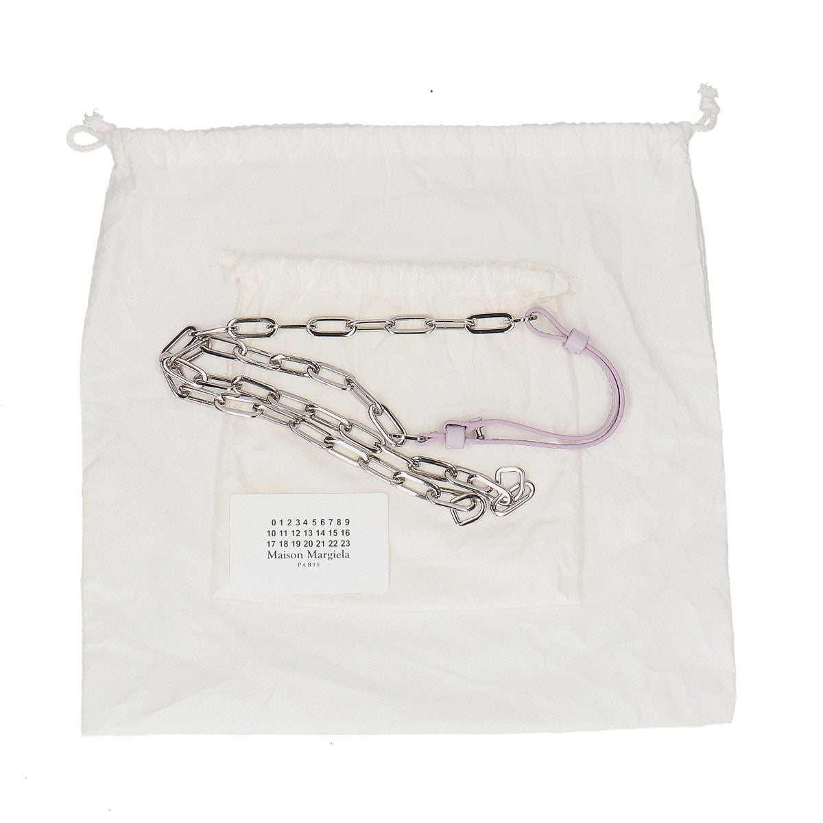 Maison margiela メゾンマルジェラ 新品同様 S56WF0159 P4745 スナッチド クラシック スモール チェーン ショルダーバッグ
