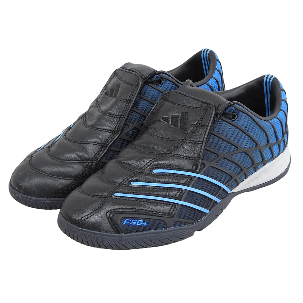 adidas アディダス 美品 F50 Sala SP 復刻 サラ スニーカー シューズ メンズ ブラック×ブルー 27cm HQ9243 シューズ