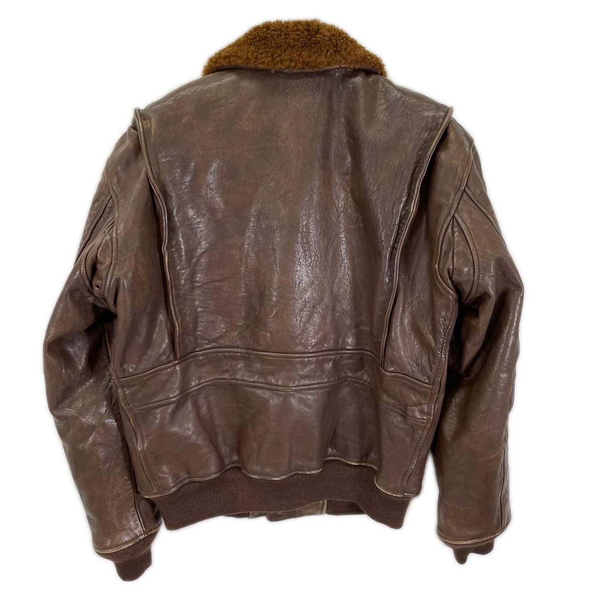 POLObyRalphLauren ポロラルフローレン ブラウン ダメージ加工 B-3 ジャケット ジャケット