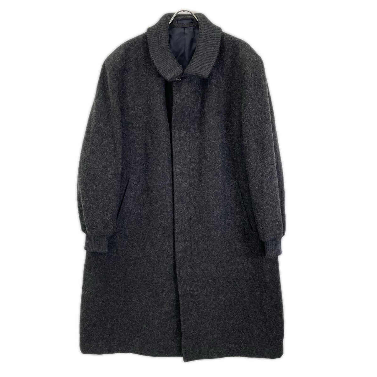 COMMEdesGARCONS HOMME コムデギャルソンオム HC-08001　80s グレー　デカオム ウール コート コート