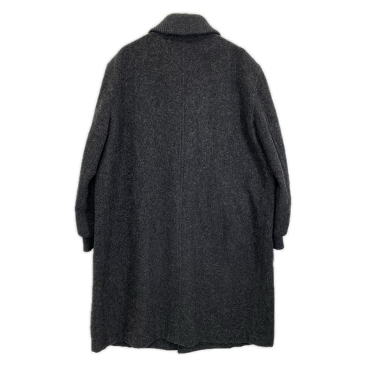 COMMEdesGARCONS HOMME コムデギャルソンオム HC-08001　80s グレー　デカオム ウール コート コート