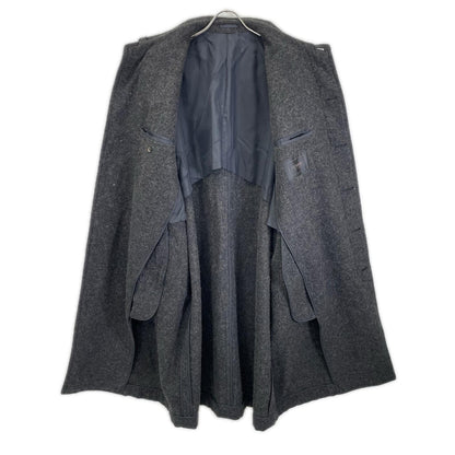 COMMEdesGARCONS HOMME コムデギャルソンオム HC-08001　80s グレー　デカオム ウール コート コート
