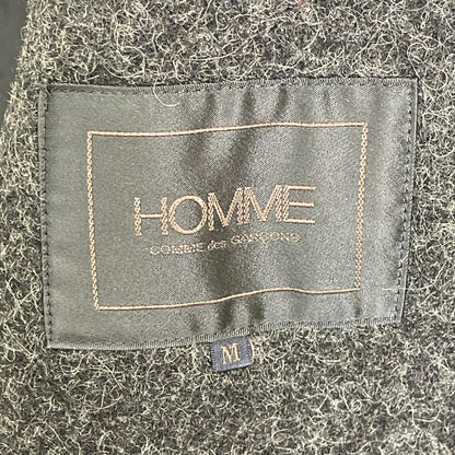 COMMEdesGARCONS HOMME コムデギャルソンオム HC-08001　80s グレー　デカオム ウール コート コート