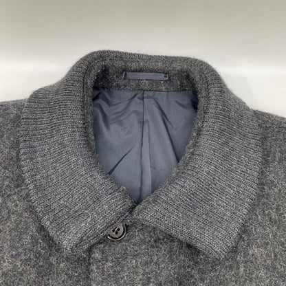 COMMEdesGARCONS HOMME コムデギャルソンオム HC-08001　80s グレー　デカオム ウール コート コート