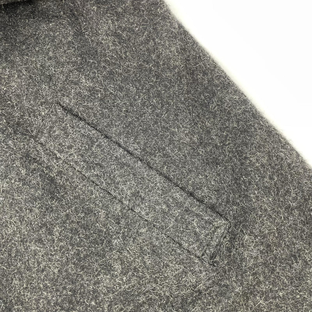 COMMEdesGARCONS HOMME コムデギャルソンオム HC-08001　80s グレー　デカオム ウール コート コート