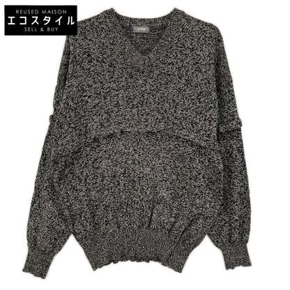 COMMEdesGARCONS HOMME コムデギャルソンオム 田中オム HN-110060 グレー　デカオム コットン ニット トップス