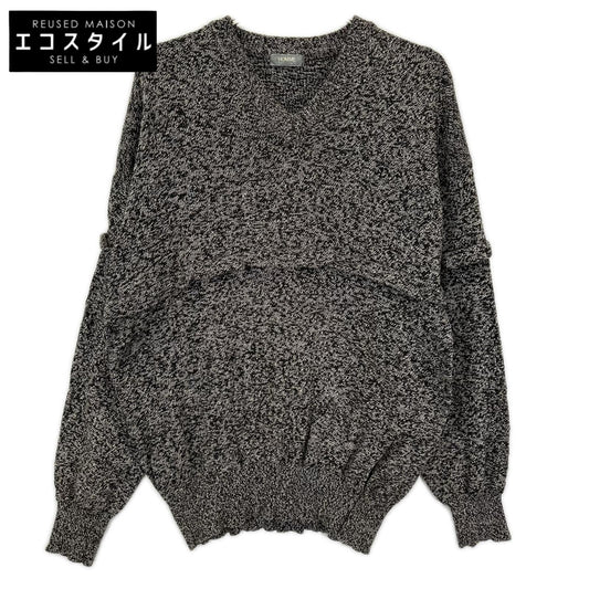 COMMEdesGARCONS HOMME コムデギャルソンオム 田中オム HN-110060 グレー　デカオム コットン ニット トップス