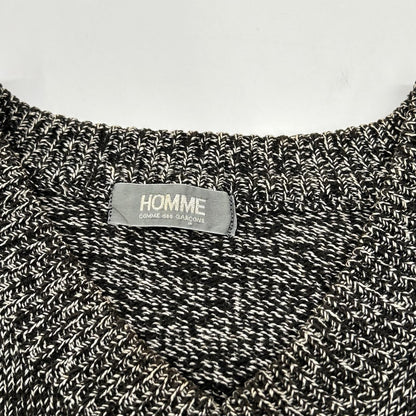COMMEdesGARCONS HOMME コムデギャルソンオム 田中オム HN-110060 グレー　デカオム コットン ニット トップス
