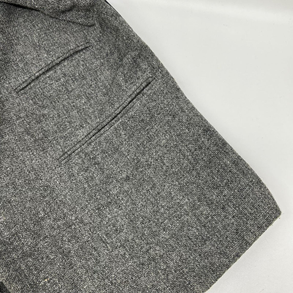 COMMEdesGARCONS HOMME コムデギャルソンオム HJ-05023 グレー デカオム ウール 切り替え ジャケット ジャケット