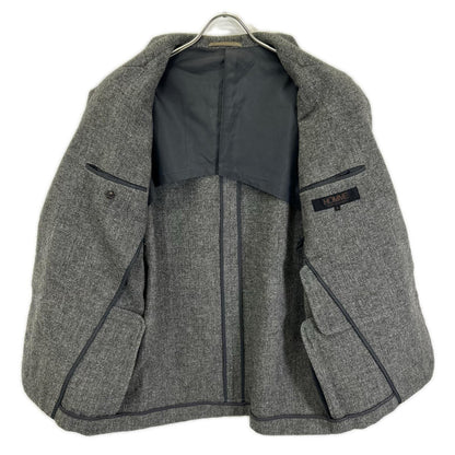 COMMEdesGARCONS HOMME コムデギャルソンオム HJ-05023 グレー デカオム ウール 切り替え ジャケット ジャケット