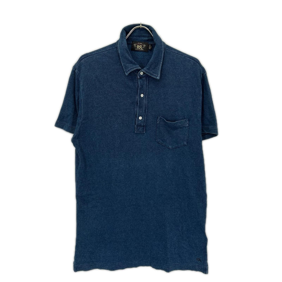RRL ダブルアールエル インディゴ 本染め ポロシャツ トップス