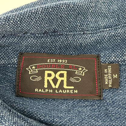 RRL ダブルアールエル インディゴ 本染め ポロシャツ トップス