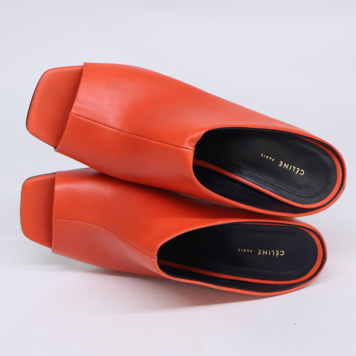 CELINE セリーヌ レザー ヒールサンダル シューズ