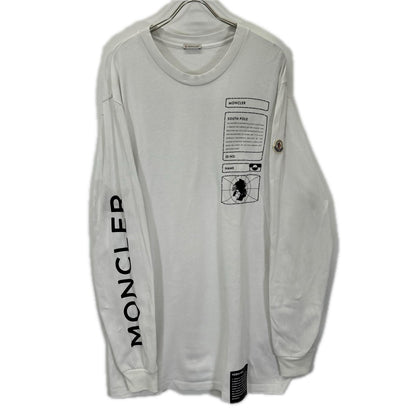 MONCLER モンクレール 22年製 ホワイト SOUTH POLE L/STシャツ トップス