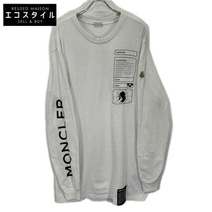 MONCLER モンクレール 22年製 ホワイト SOUTH POLE L/STシャツ トップス