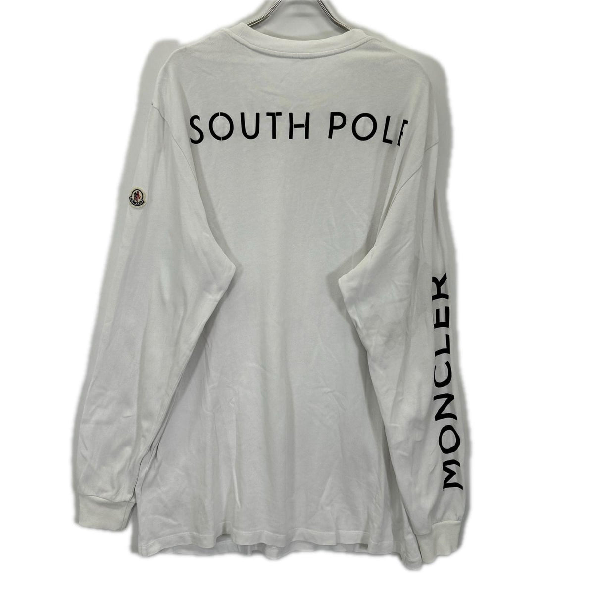 MONCLER モンクレール 22年製 ホワイト SOUTH POLE L/STシャツ トップス