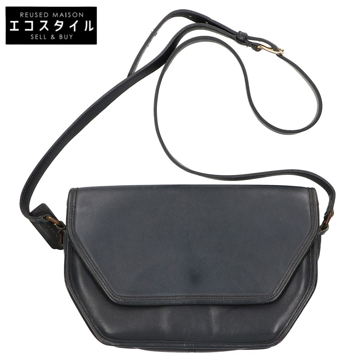 COACH コーチ 0276-336 レザーフラップ ショルダーバッグ