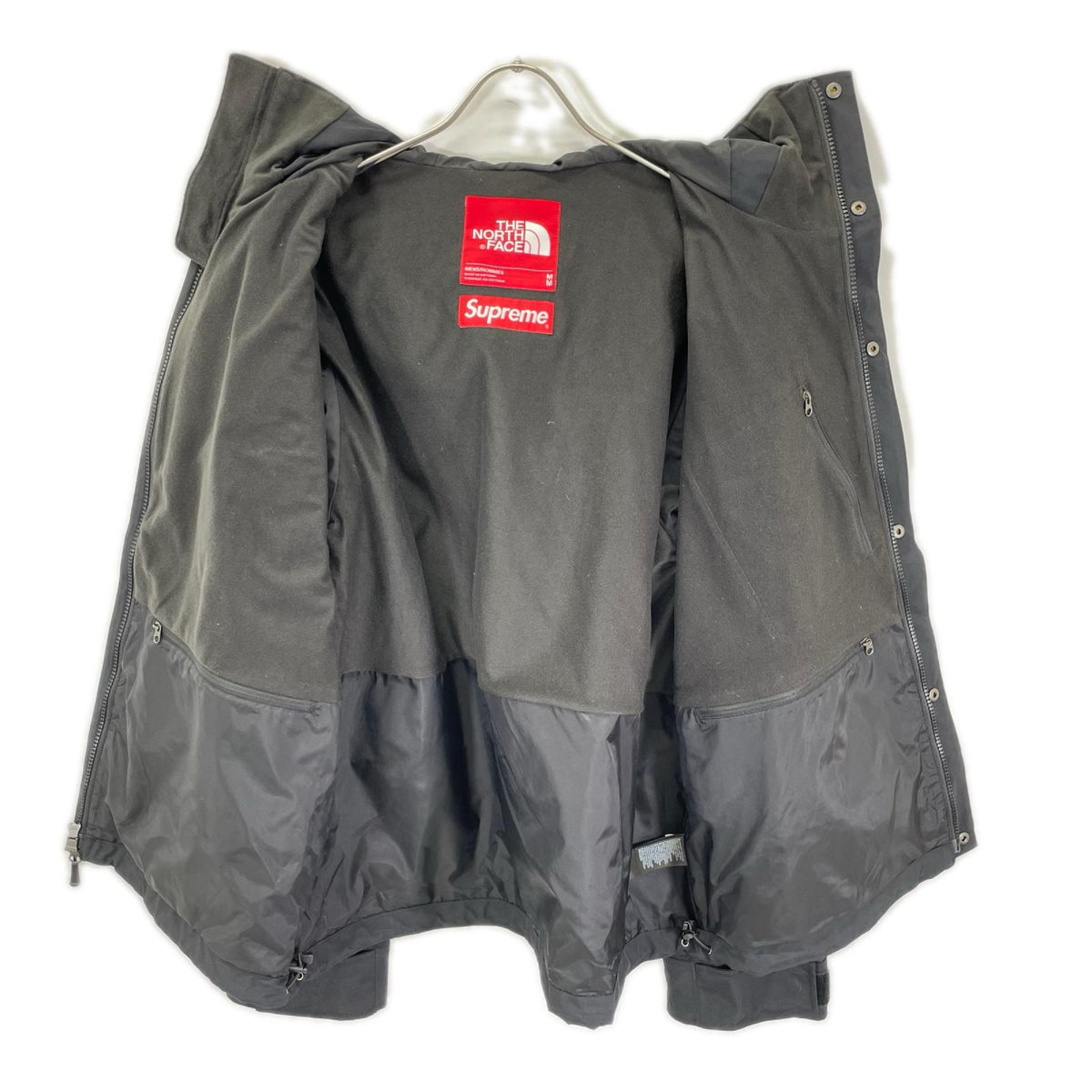 THE NORTH FACE ノースフェイス ×Supreme NF0A3VMM 19SS ブラック アーチロゴマウンテンパーカー ジャケット
