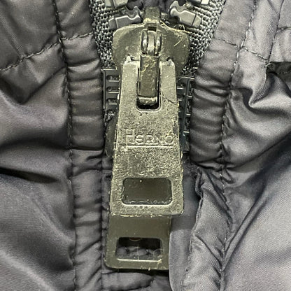 HERNO ヘルノ PI019U ネイビー ウォーターレペレントナイロンフーディーダウンジャケット ジャケット
