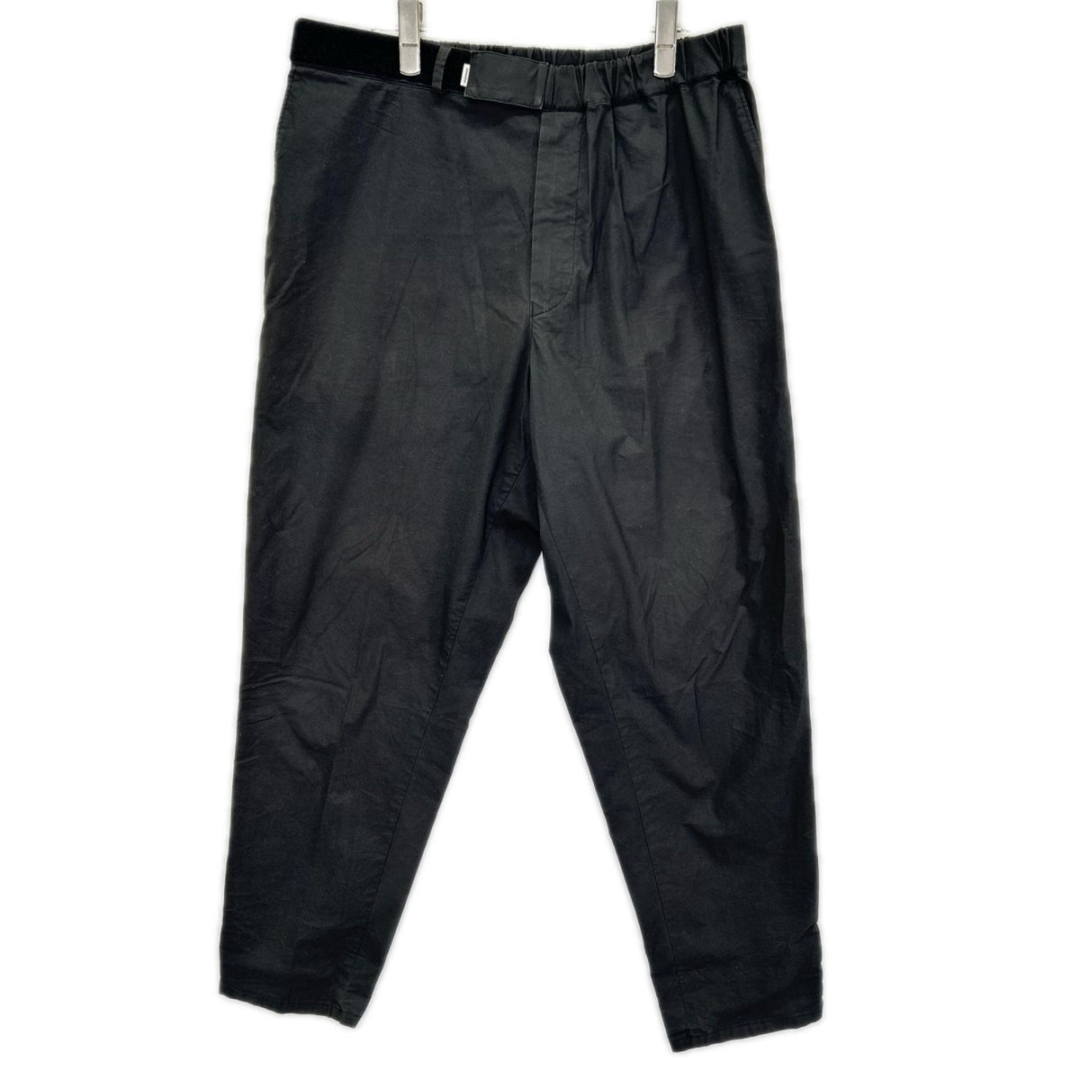Graphpaper グラフペーパー GM212-40619B ブラック Stretch Typewriter Chef Pants ボトムス