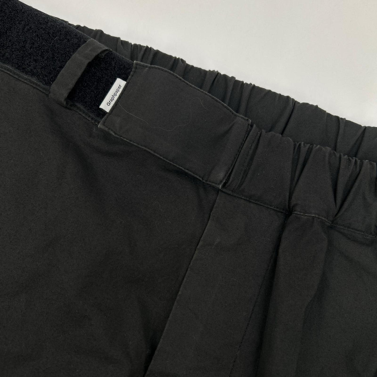 Graphpaper グラフペーパー GM212-40619B ブラック Stretch Typewriter Chef Pants ボトムス